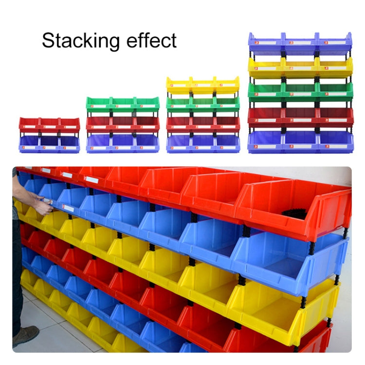 Thickened Oblique Plastic Box Combined Parts Box Material Box, Random Color Delivery, Size: 18cm X 12cm X 8cm