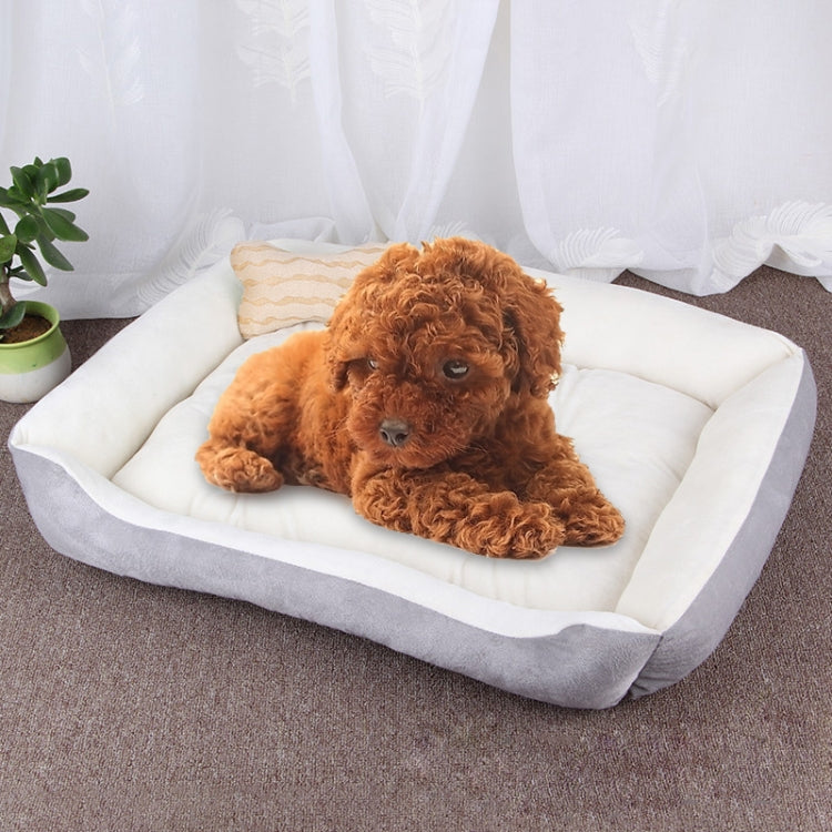 Dog Bone Pattern Big Soft Warm Kennel Pet Dog Cat Mat Blanket, Size: XS, 50×40×15cm
