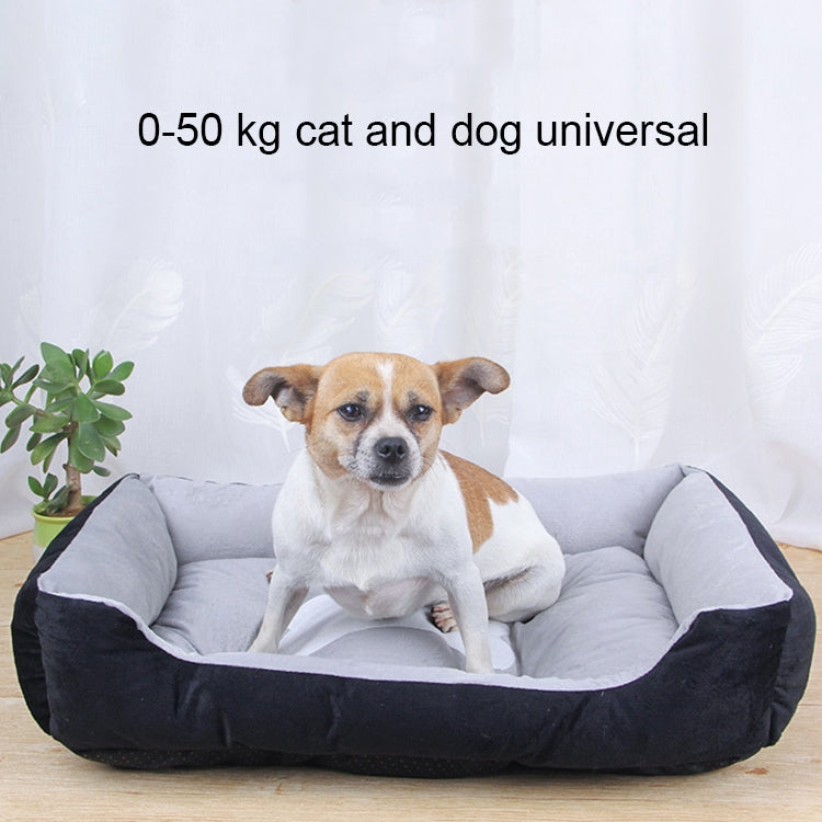 Dog Bone Pattern Big Soft Warm Kennel Pet Dog Cat Mat Blanket, Size: M, 70×50×15cm