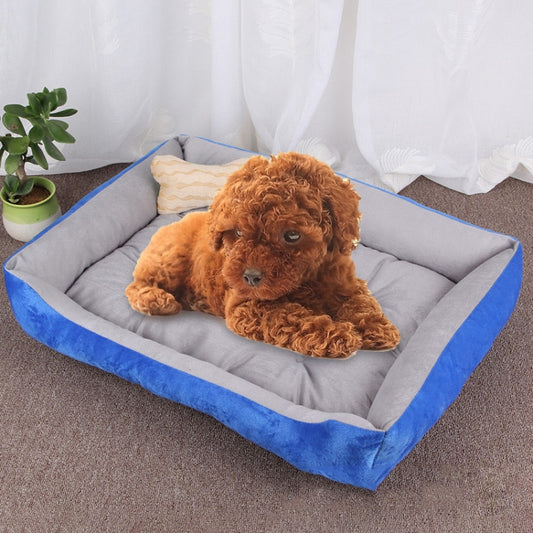 Dog Bone Pattern Big Soft Warm Kennel Pet Dog Cat Mat Blanket, Size: M, 70×50×15cm