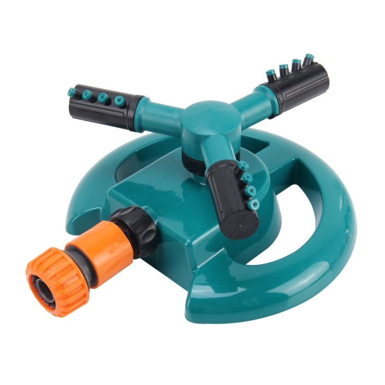Garden Automatic Rotating Nozzle 360 Degree Rotary Automatic Sprinkler Garden Lawn Watering Nozzle Irrigation Nozzle with 3/4 inch Water Hose Connector