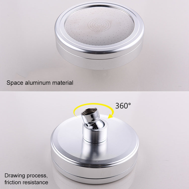 Removable and Washable 304 Stainless Steel Round Pressurized Handheld Shower Head, Size: 80mm