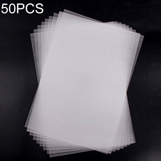 50 PCS Translucent Rough Grinding Heat Shrink Film DIY Heat Shrink Film