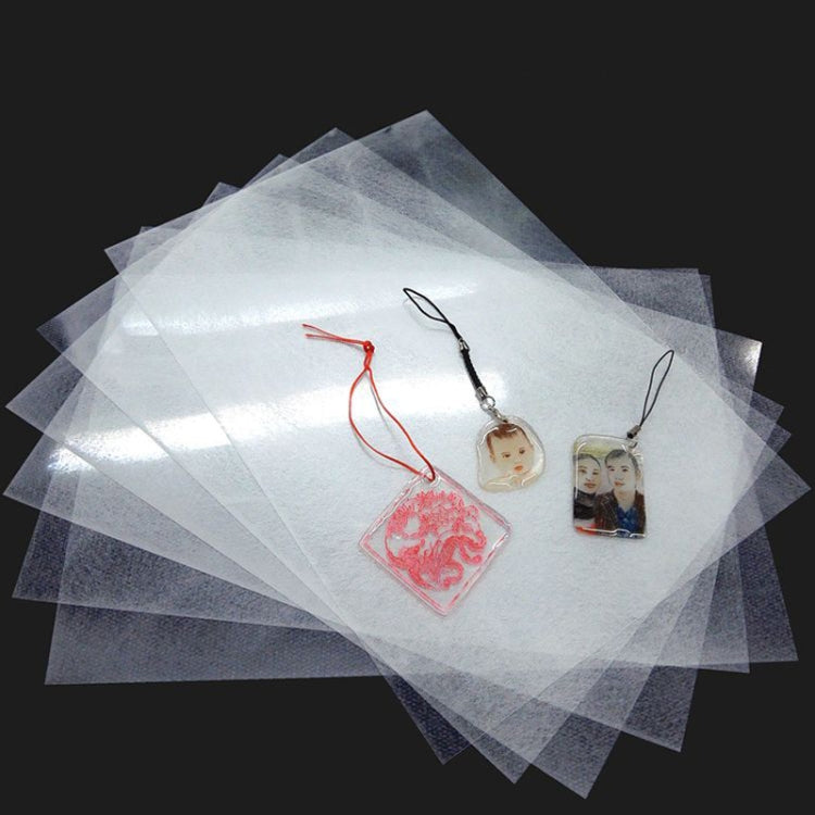 50 PCS Transparent Not Grinding Heat Shrink Film DIY Heat Shrink Film