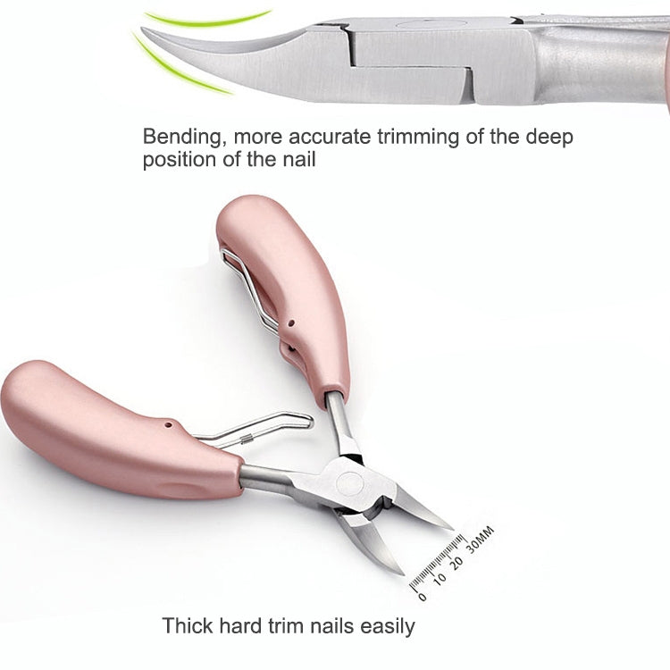 2 in 1 Nail Clipper for Paronychia Stainless Steel Olecranon Nail Nipper & Ingrown Nail Lifter