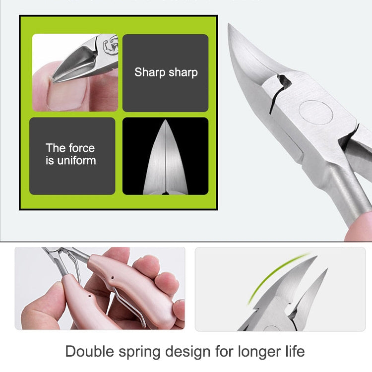 2 in 1 Nail Clipper for Paronychia Stainless Steel Olecranon Nail Nipper & Ingrown Nail Lifter