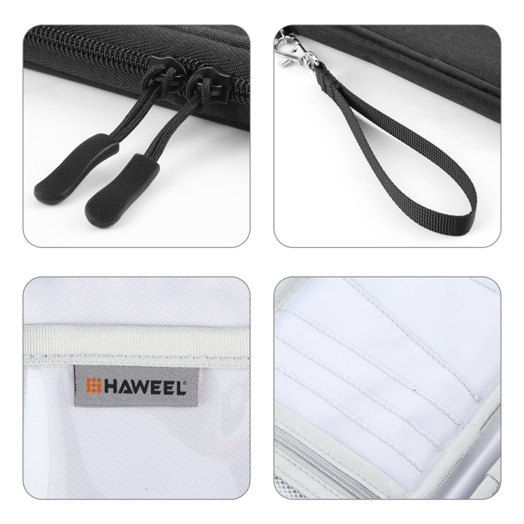HAWEEL Clutch Bag Passport Wallet Document Organizer Credit Cards Case Bag
