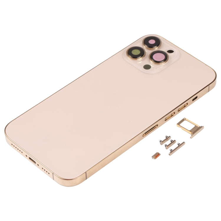 Back Housing Cover with SIM Card Tray & Side  Keys & Camera Lens for iPhone 13 Pro Max