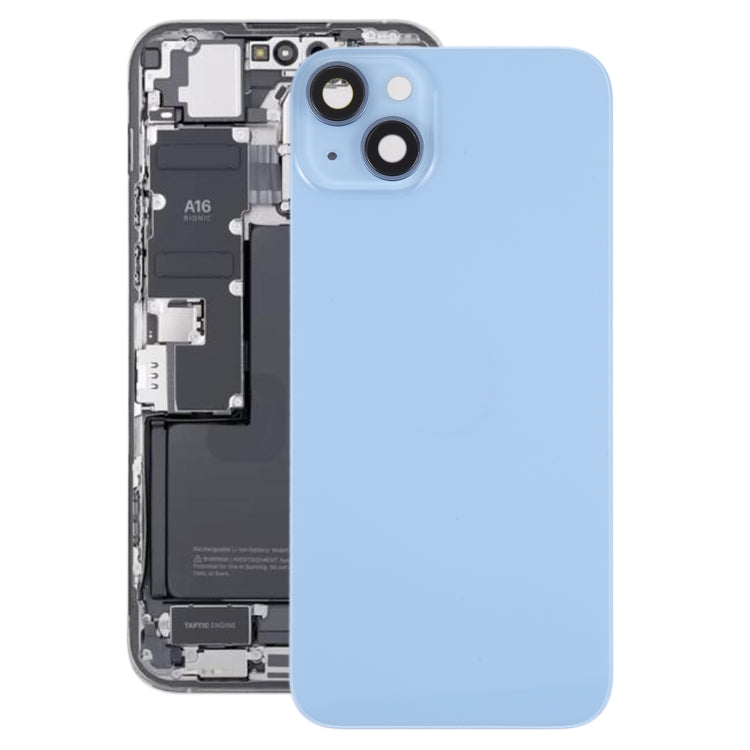 Glass Battery Back Cover with Holder for iPhone 14 Plus