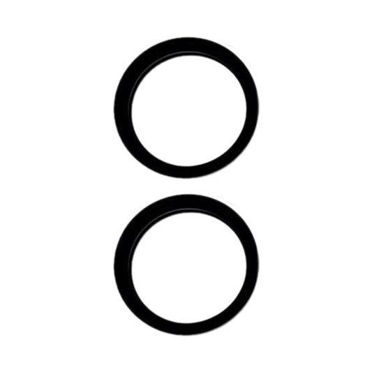 For iPhone 15 / 15 Plus 2pcs/set Rear Camera Glass Lens Metal Outside Protector Hoop Ring