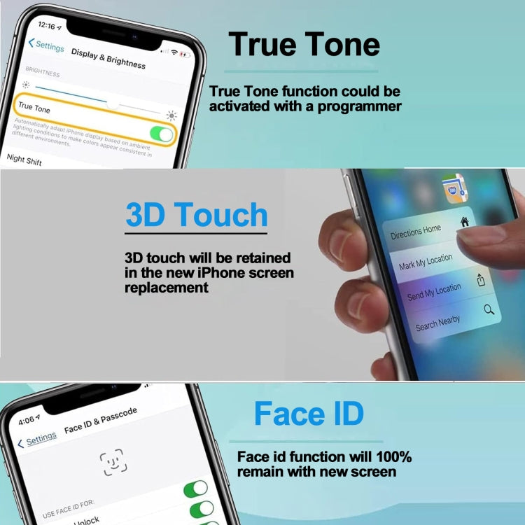 For iPhone 15 Pro Max OEM LCD Screen with Digitizer Full Assembly