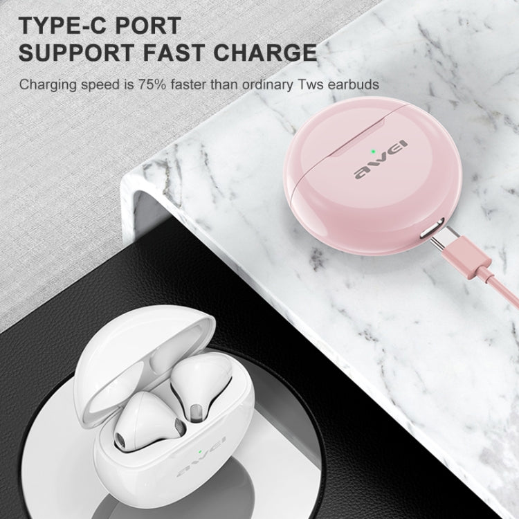 awei T17 Bluetooth V5.0 Ture Wireless Sports TWS Headset with Charging Case