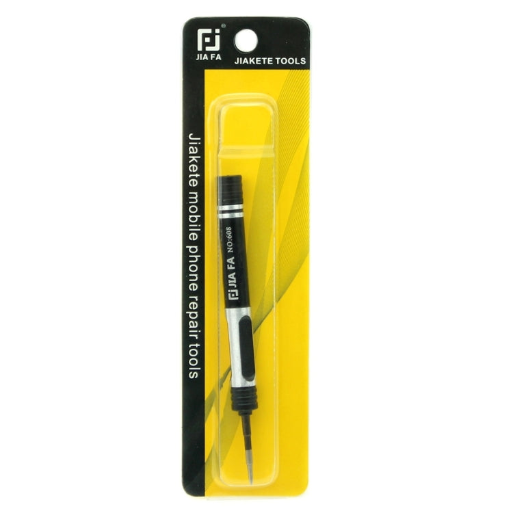 JIAFA JF-608-2.5 Hollow Cross Tip 2.5 Middle Bezel Repair Screwdriver (Black)