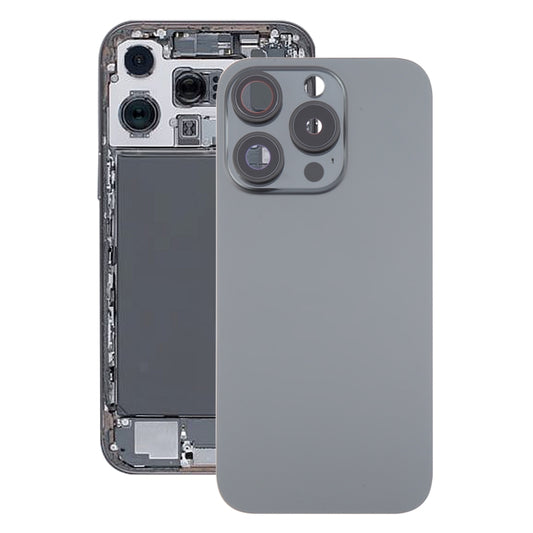 For iPhone 16 Pro Max Glass Original Battery Back Cover with Camera Lens Cover