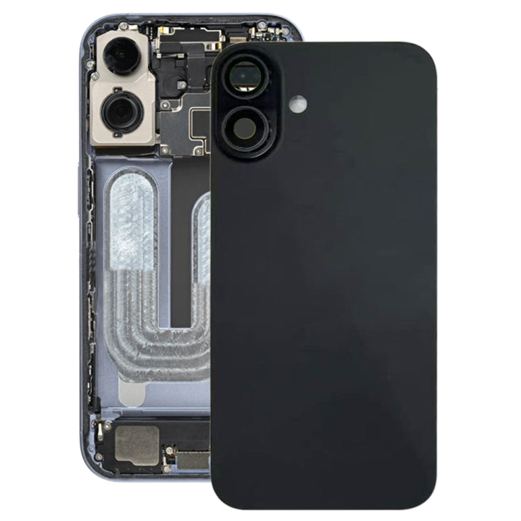 For iPhone 16 Battery Back Cover with Camera Lens Cover