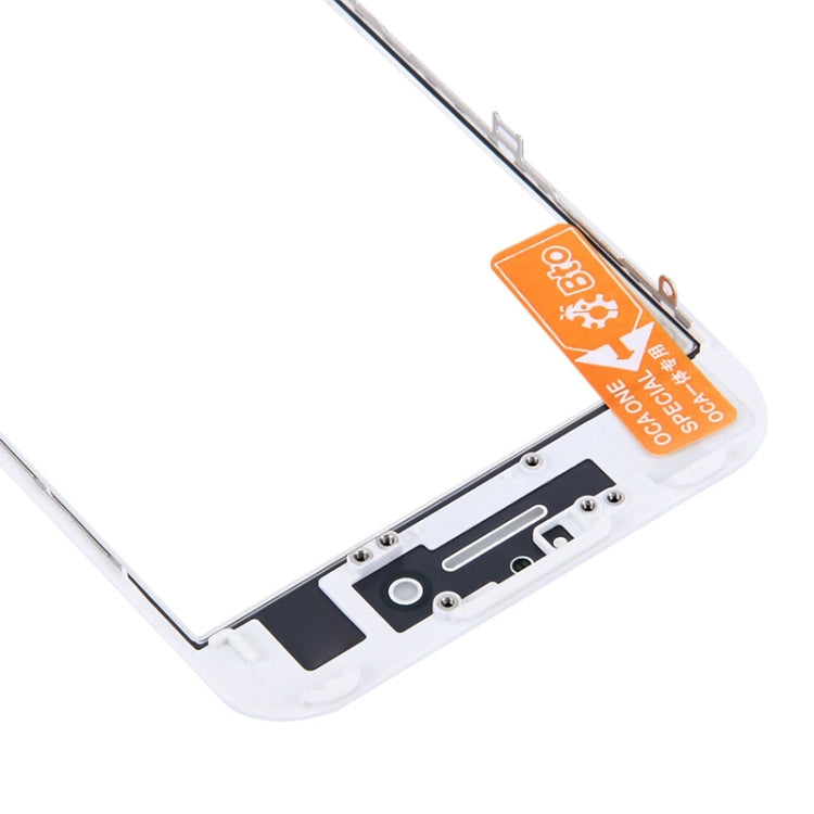 Front Screen Outer Glass Lens with Front LCD Screen Bezel Frame & OCA Optically Clear Adhesive for iPhone 7