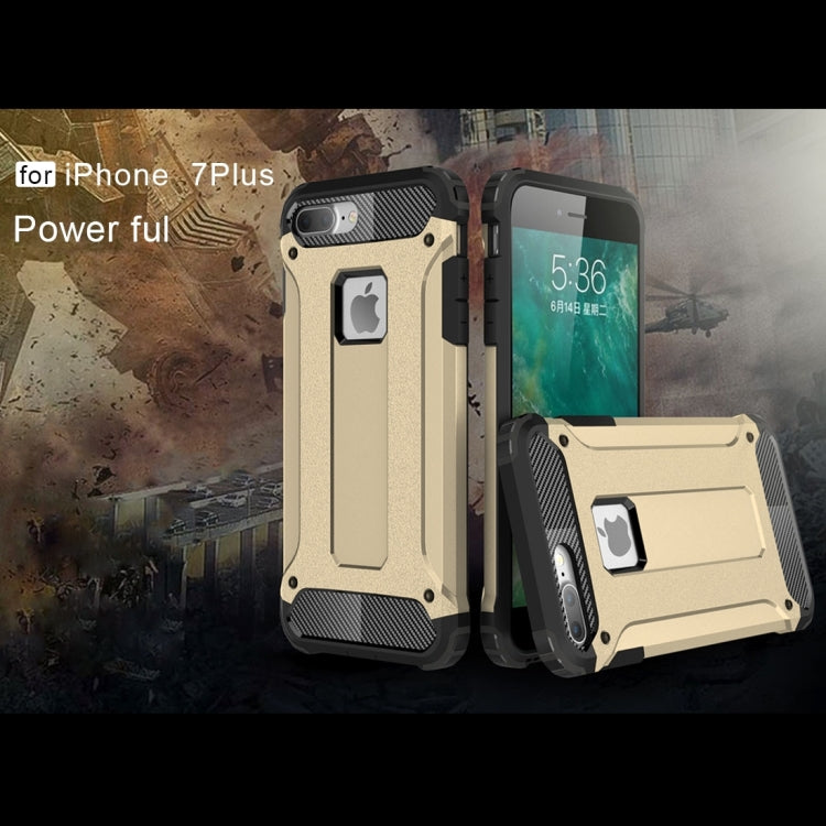 For iPhone 8 Plus & 7 Plus   Tough Armor TPU + PC Combination Case