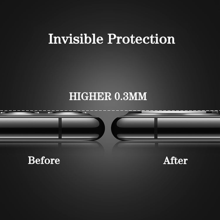 For iPhone 11 Titanium Alloy Camera Lens Protector Tempered Glass Film
