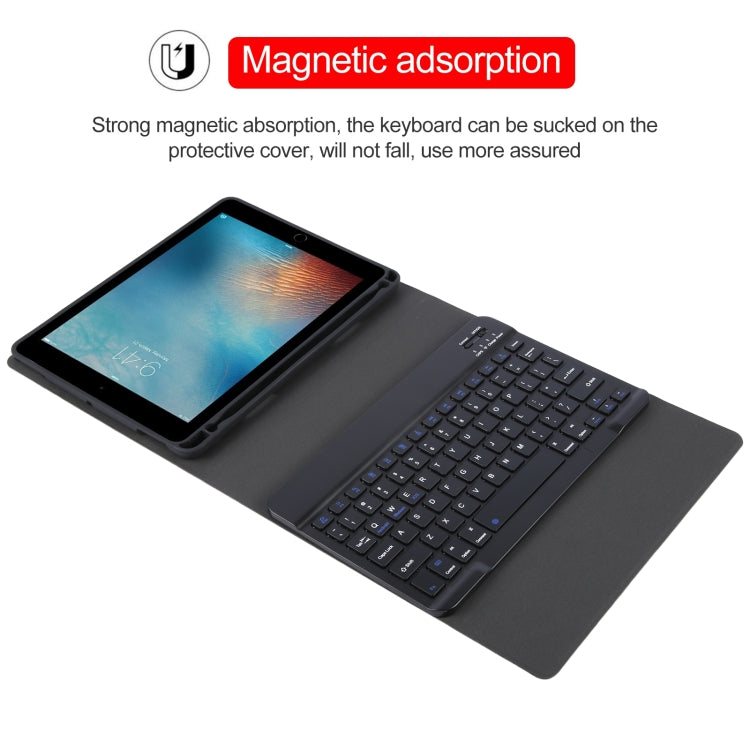 For iPad Pro 9.7 / 9.7 inch 2017 / 9.7 2018 / Air / Air 2 IP071 Separable ABS Smart Bluetooth Keyboard + Litchi Texture Horizontal Flip Leather Tablet Case, For iPad Pro 9.7 / 9.7 inch 2017 / 9.7 2018 / Air / Air 2, For iPad Pro 9.7 inch