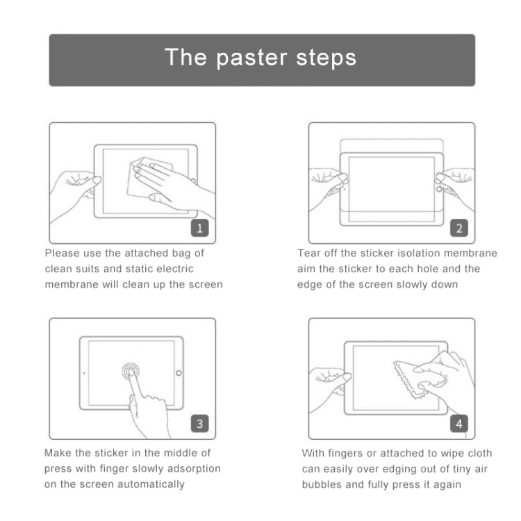 0.33mm 9H 2.5D Anti Blue-ray Explosion-proof Tempered Glass Film for iPad Pro 12.9 (2017) / (2015)