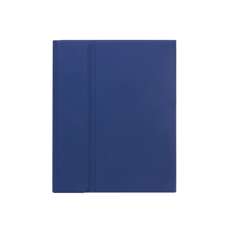 X-11BCS Skin Plain Texture Detachable Bluetooth Keyboard Tablet Case for iPad Pro 11 inch 2020 / 2018, with Touchpad & Pen Slot & Backlight