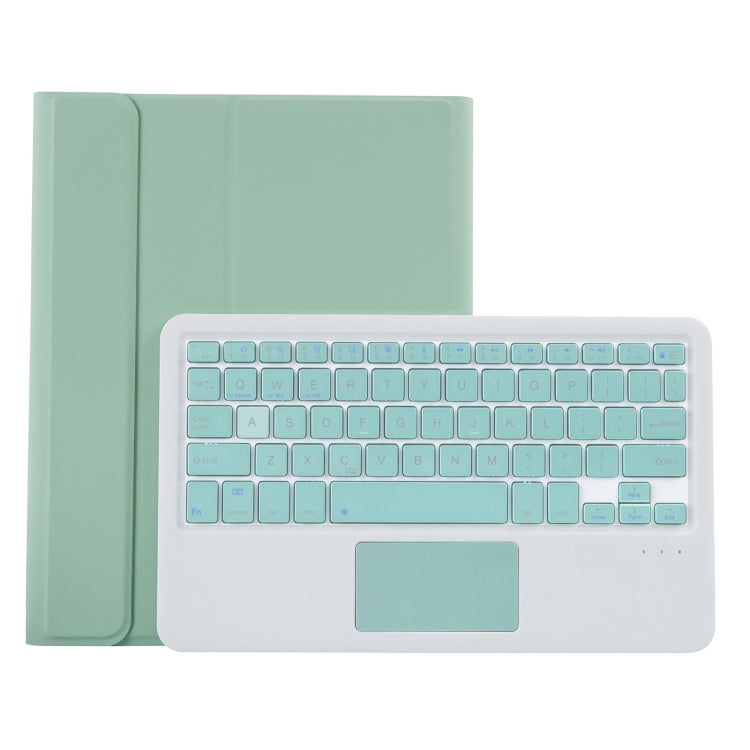 YT11B-A Detachable Candy Color Bluetooth Keyboard Leather Tablet Case with Touch Pad & Pen Slot & Holder for iPad Pro 11 2022 / 2021 / Air 5 / Air 4