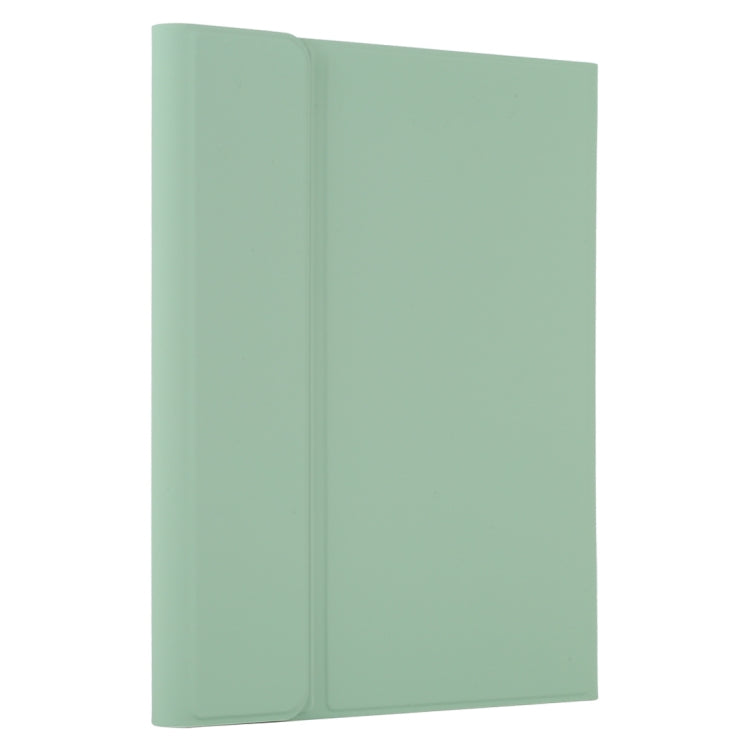 TG11B Detachable Bluetooth White Keyboard + Microfiber Leather Tablet Case for iPad Pro 11 inch (2020), with Pen Slot & Holder