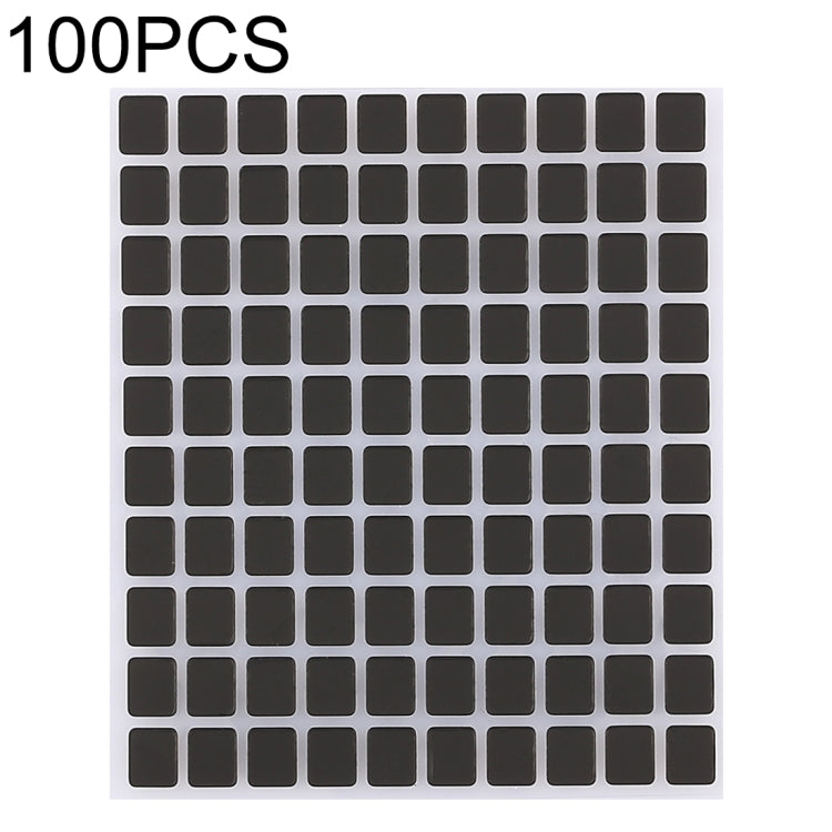 100 PCS Display Screen Black Stickers for iPhone X