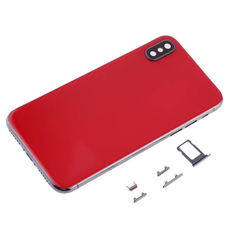 Back Housing Cover with SIM Card Tray & Side keys for iPhone X