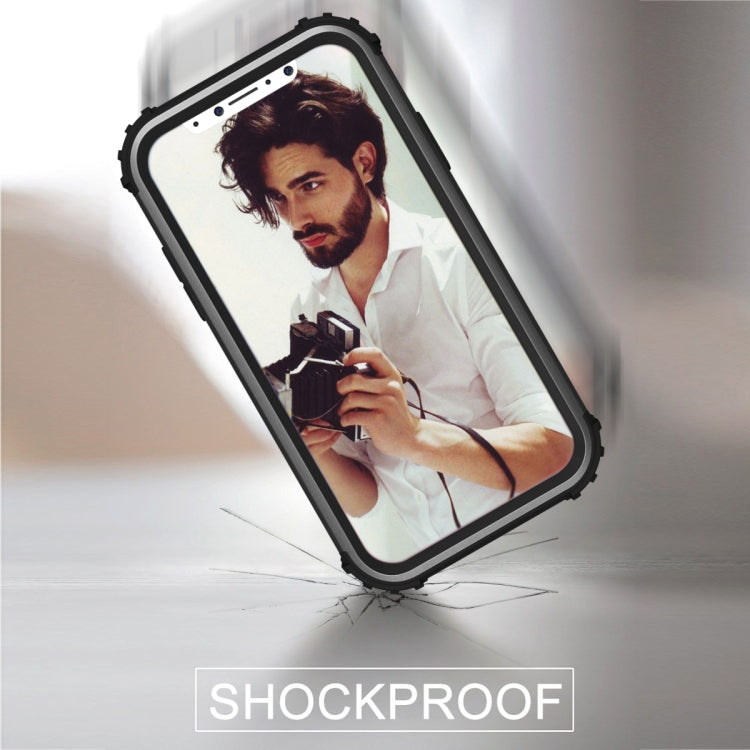 For iPhone X / XS Diamond Series Electroplating PC +  Silicone Protective Case