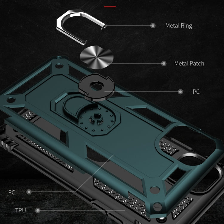 Armor Shockproof TPU + PC Protective Case for iPhone 11 Pro, with 360 Degree Rotation Holder