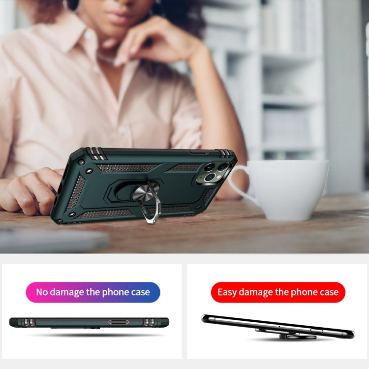 Armor Shockproof TPU + PC Protective Case for iPhone 11 Pro, with 360 Degree Rotation Holder
