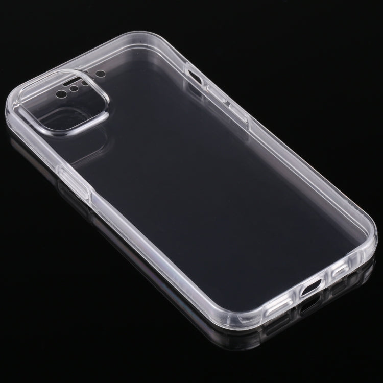 For iPhone 13 PC+TPU Ultra-Thin Double-Sided All-Inclusive Transparent Case