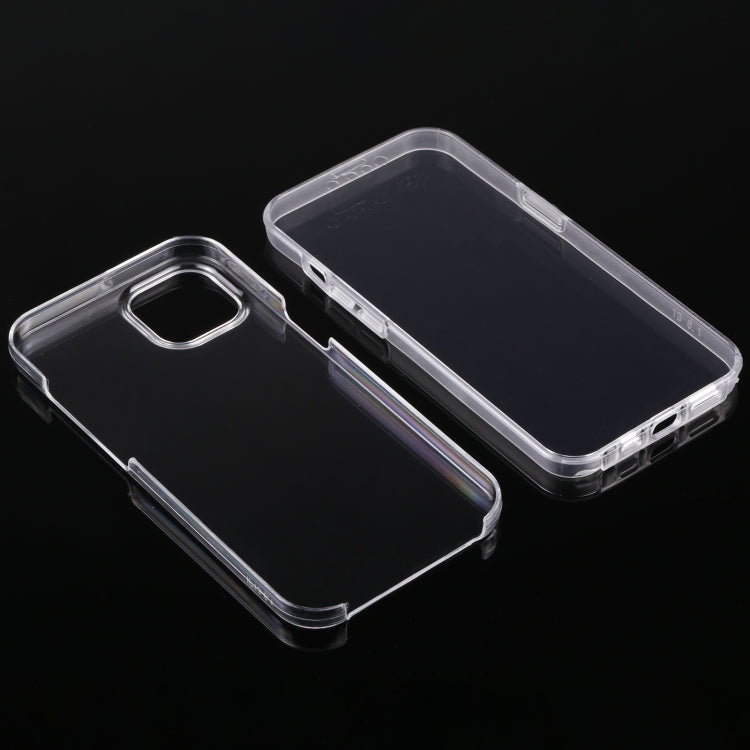 For iPhone 13 PC+TPU Ultra-Thin Double-Sided All-Inclusive Transparent Case