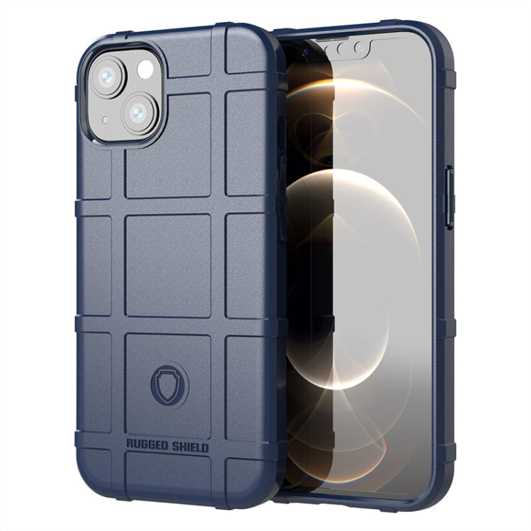 For iPhone 13 Rugged Shield Full Coverage Shockproof TPU Case