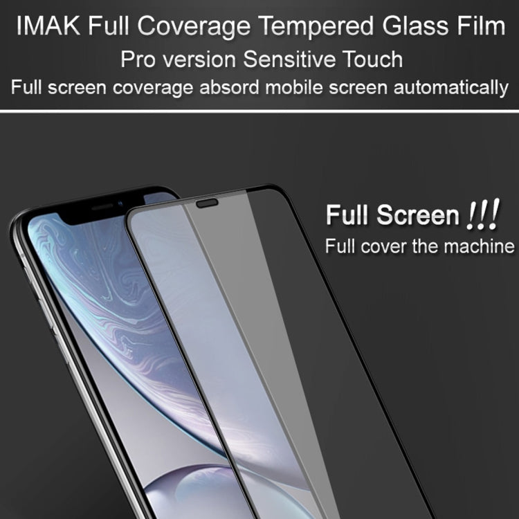 For iPhone XS Max IMAK 9H Surface Hardness Full Screen Tempered Glass Film