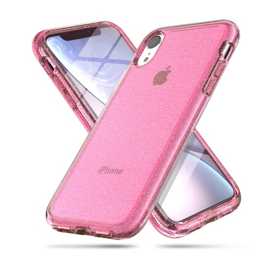For iPhone XR Shockproof Terminator Style Glitter Powder Protector Case