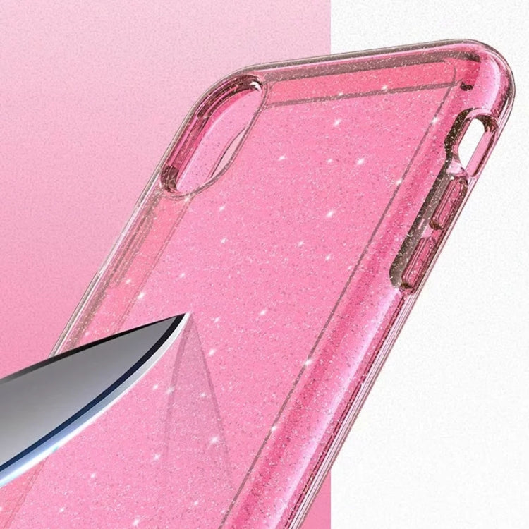 For iPhone XR Shockproof Terminator Style Glitter Powder Protector Case