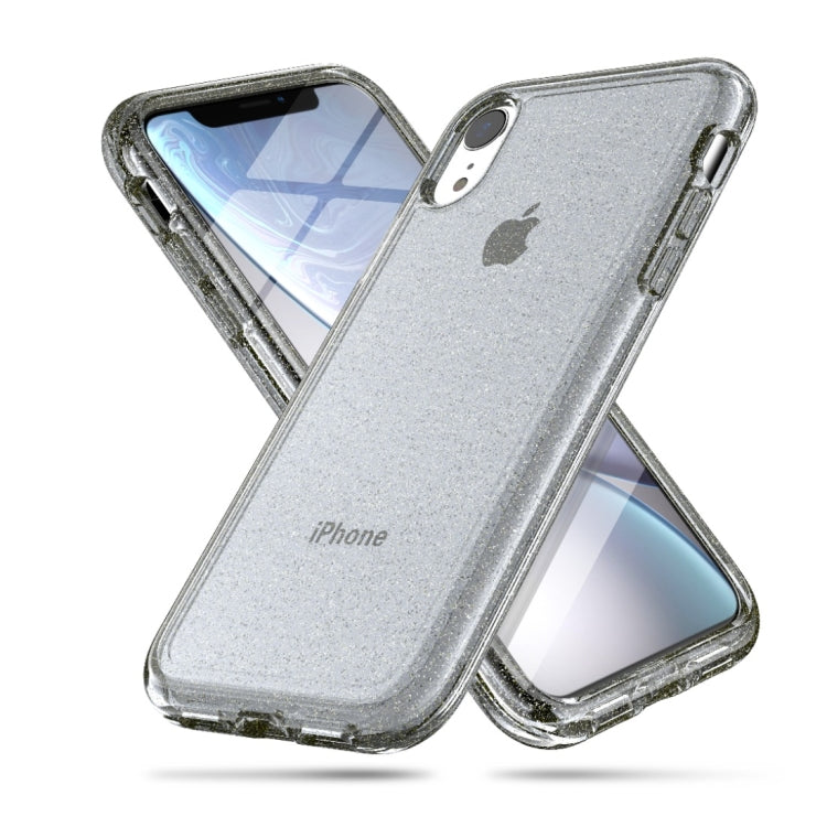 For iPhone XR Shockproof Terminator Style Glitter Powder Protector Case