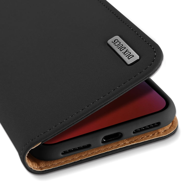 For iPhone XR DUX DUCIS WISH Series TPU + PU + Leather Case with Card Slots & Wallet
