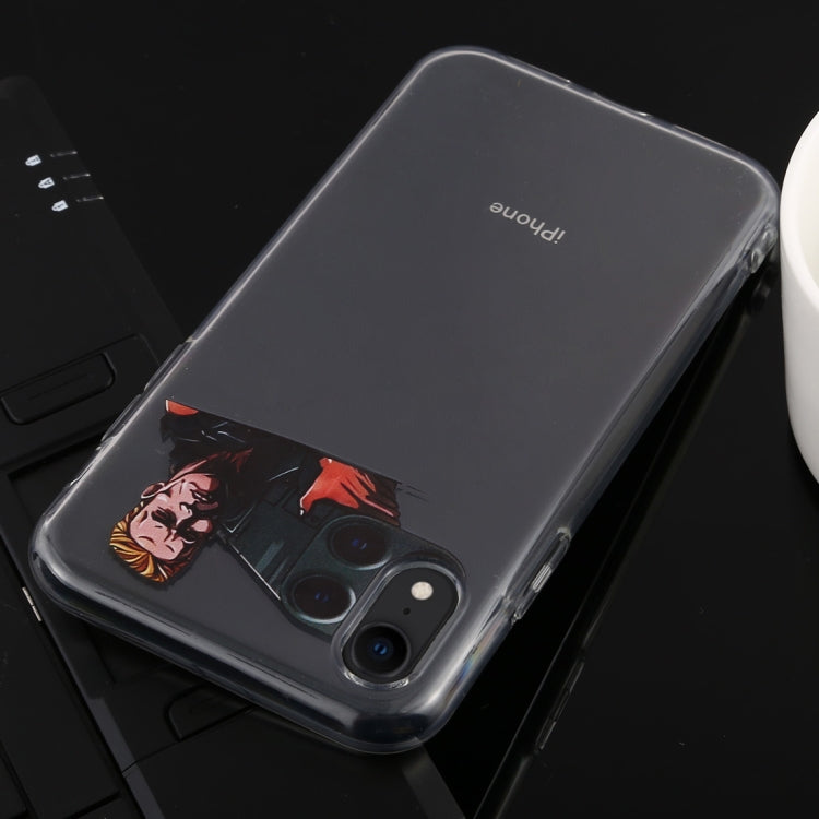 For iPhone XR Creative 1.5mm TPU Transparent Protective Case