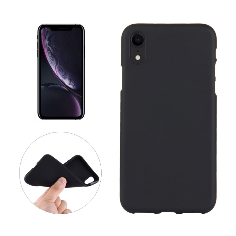 For iPhone XR Solid Color Frosted Soft TPU Case