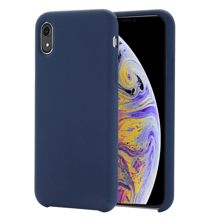 For iPhone XR Four Corners Full Coverage Liquid Silicone Case