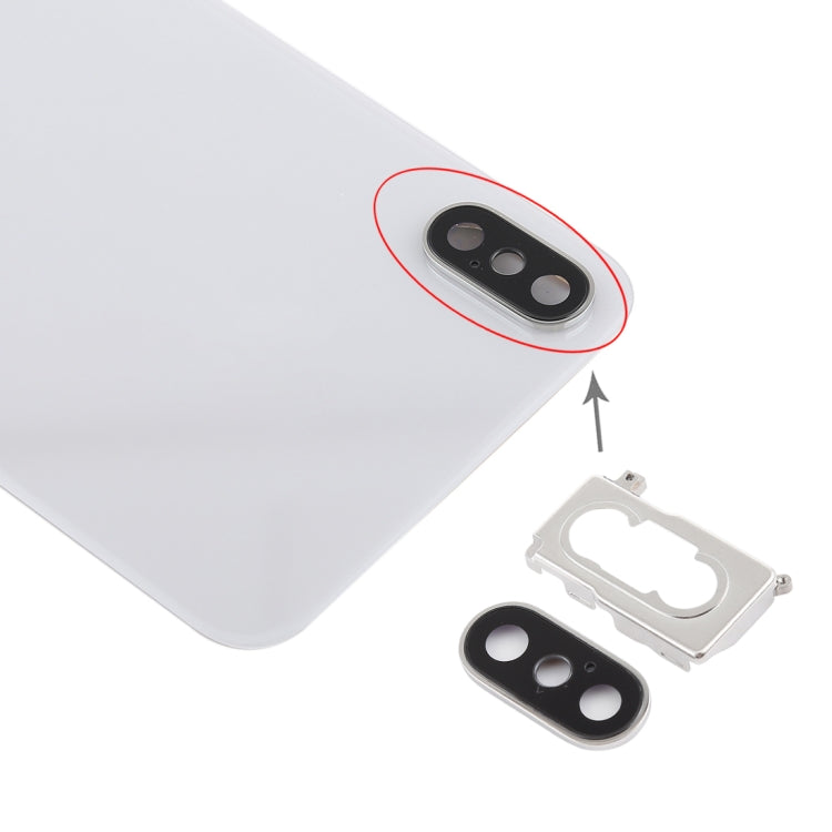 Battery Back Cover with Back Camera Bezel & Lens & Adhesive  for iPhone XS
