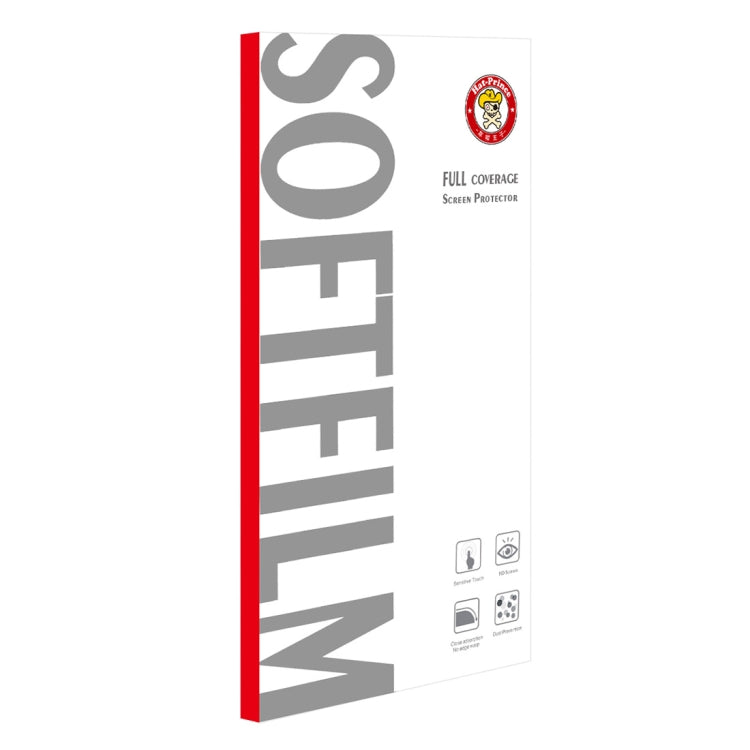 ENKAY Hat-Prince 0.1mm 3D Full Screen Protector Explosion-proof Hydrogel Film for  iPhone XR , TPU+TPE+PET Material