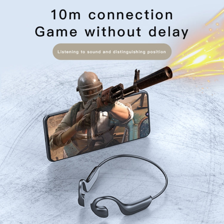 G100 Bluetooth 5.0 Wireless Ear-mounted Sports Waterproof Bone Conduction Earphone