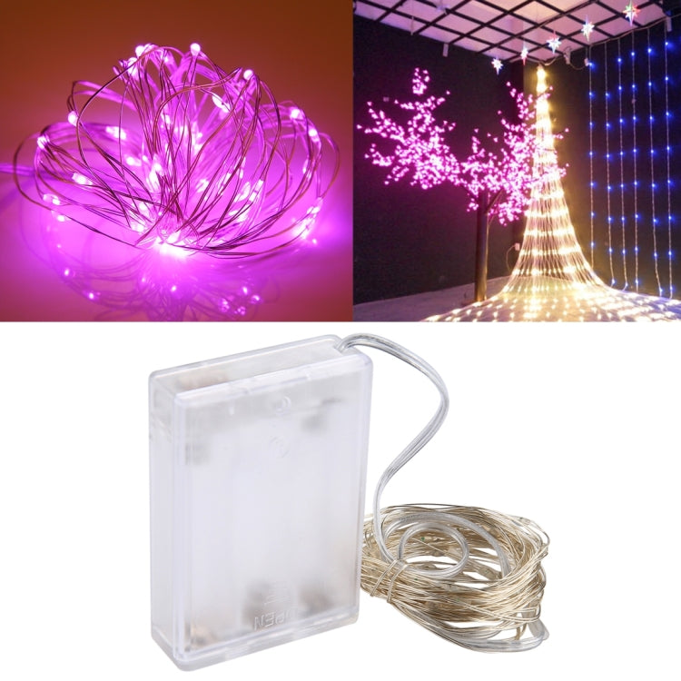 50 LEDs SMD 0603 3 x AA Batteries Box Fairy Lamp Decorative Light, DC 5V