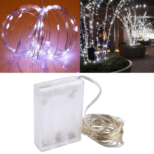 50 LEDs SMD 0603 3 x AA Batteries Box Fairy Lamp Decorative Light, DC 5V