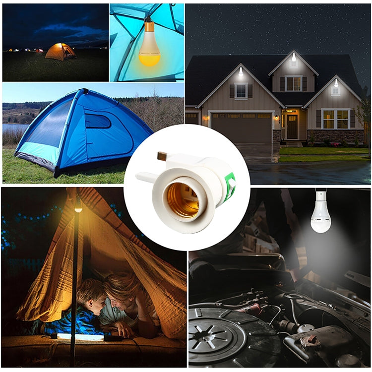 E27 Socket Type Light Holder Base Lamp Holder Converter with Switch, UK Plug