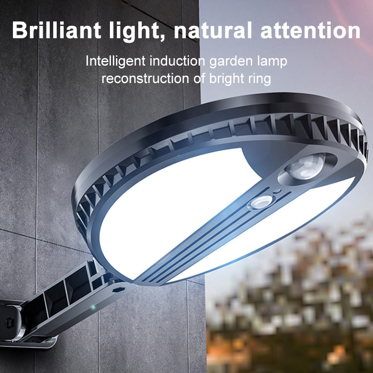 70 LEDs 450LM IP65 Waterproof Round Solar Powered Garden Lamp Body Induction Light Street Lamp